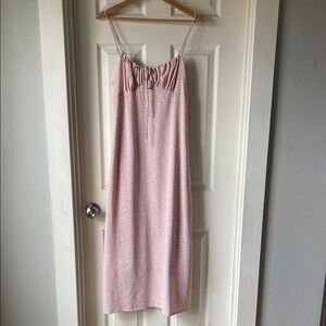 Things Between Pink Floral Midi Dress